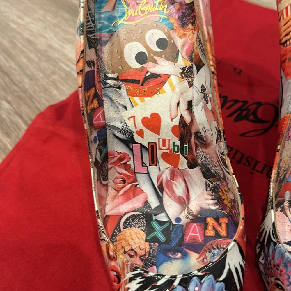 Limited Edition Christian Louboutin Hot Chick Scallop Pointed Toe Pump- SZ 40 - Picture 10 of 13